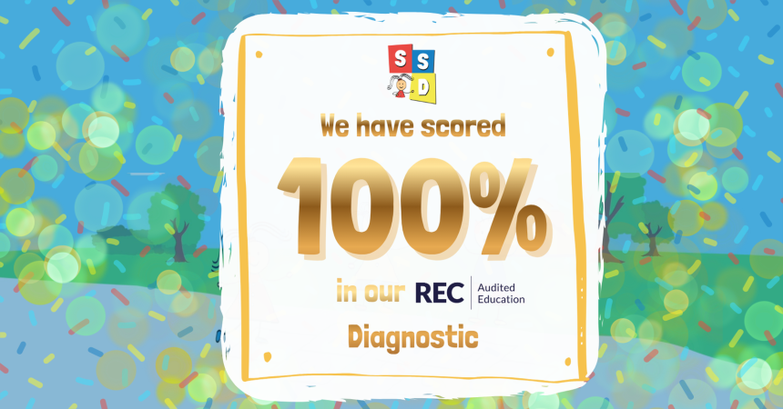 We have scored 100% in our REC diagnostic! We have scored 100% in our REC diagnostic!